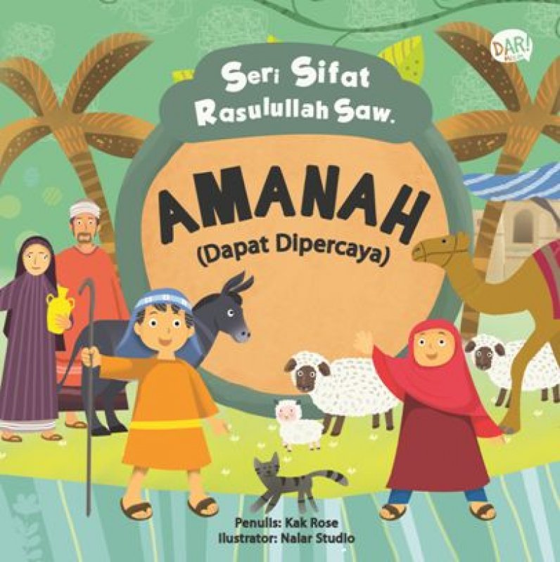 Cover Buku Seri Sifat Rasulullah Saw.: Amanah (Dapat Dipercaya) Boardbook