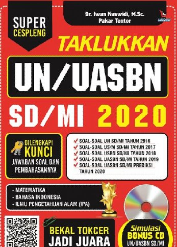 Cover Buku SUPER CESPLENG TAKLUKKAN UN/UASBN SD/MI 2020 (BONUS CD)