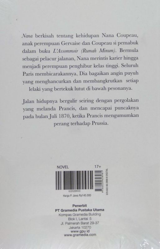 Cover Belakang Buku Nana
