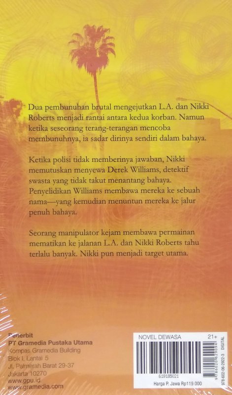 Cover Belakang Buku Target Utama - The Silent Widow