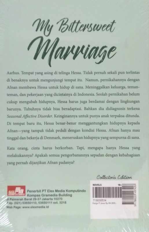 Cover Belakang Buku Le Mariage: My Bittersweet Marriage (Collector's Edition)