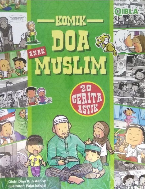 Cover Buku Komik Doa Anak Muslim