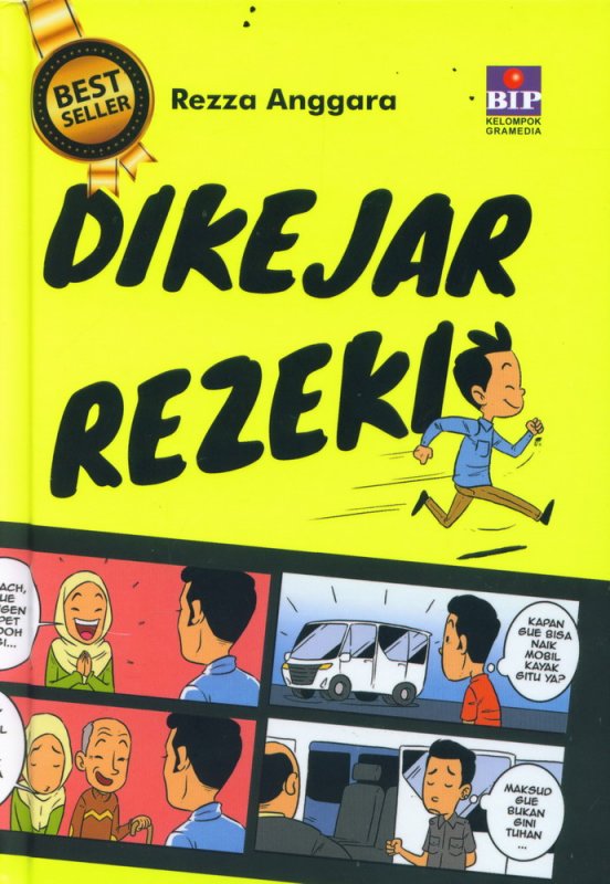 Cover Buku Dikejar Rezeki (Hard Cover)