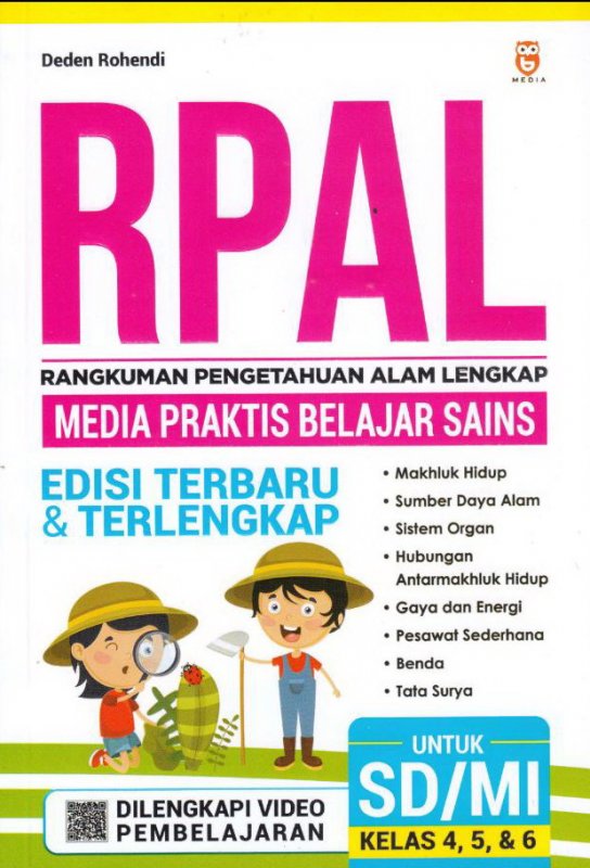 Cover Buku RPAL, Rangkuman Pengetahuan Alam Lengkap Media Praktis Belajar Sains