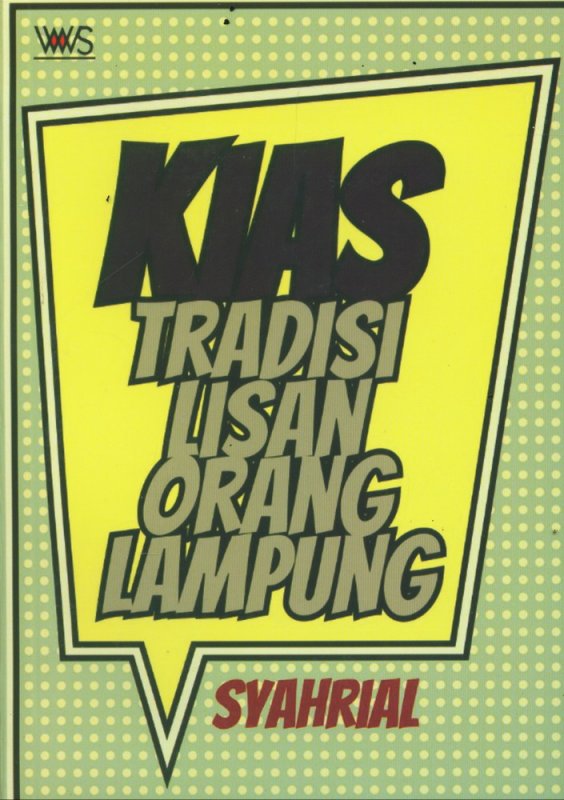 Cover Buku KIAS Tradisi Lisan Orang Lampung