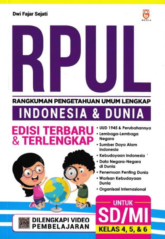 Cover Buku RPUL, Rangkuman Pengetahuan Umum Lengkap Indonesia & Dunia