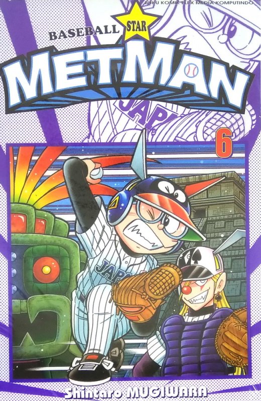 Cover Buku Baseball Star Metman 06