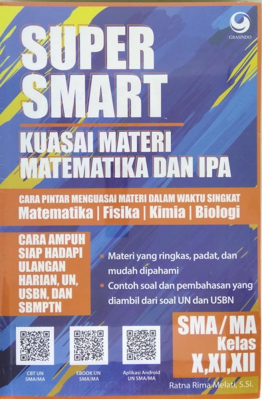 Cover Buku Super Smart Kuasai Matematika Dan IPA SMA / MA