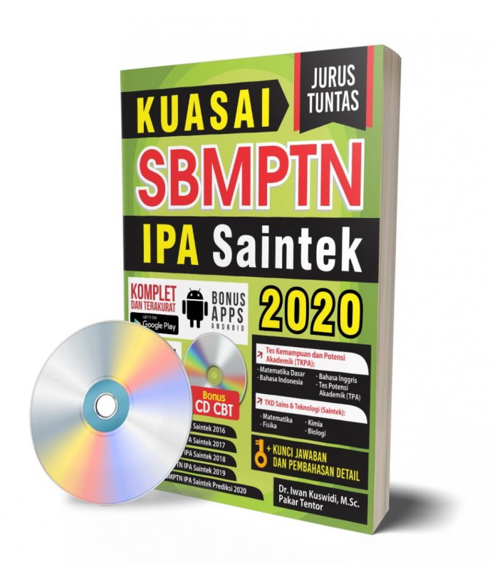 Cover Buku Jurus Tuntas Kuasai SBMPTN IPA Saintek 2020