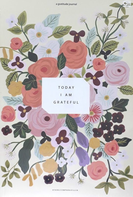 Cover Buku Today I Am Grateful (versi english)