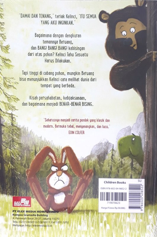 Cover Belakang Buku Rabbit & Bear-Gangguan Di Naungan