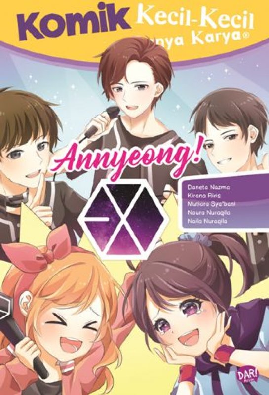 Cover Buku Komik KKPK Annyeong, Exo!