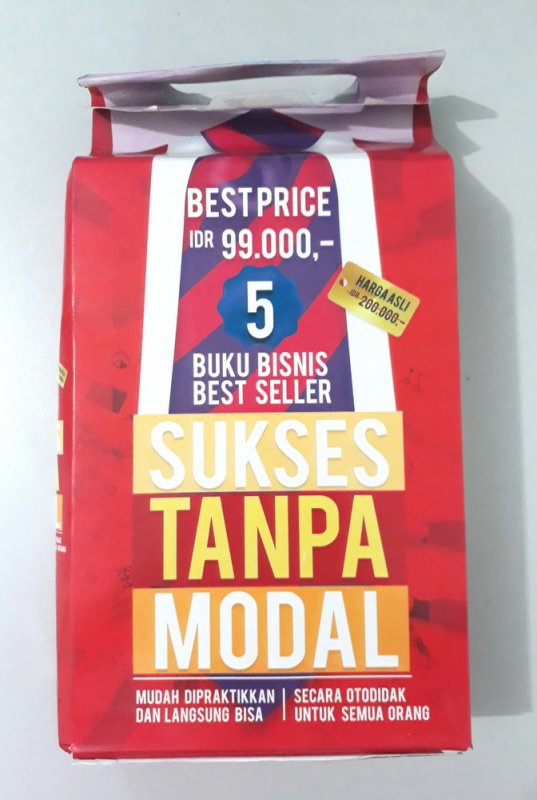 Cover Buku BOXSET 5 BUKU BISNIS BEST SELLER SUKSES TANPA MODAL