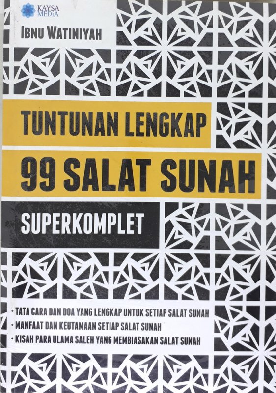 Cover Buku Tuntunan Lengkap 99 Salat Sunah - Superkomplet