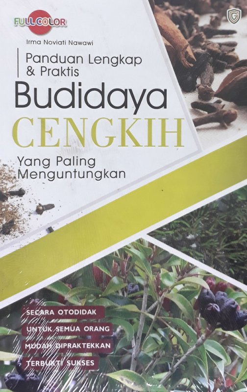 Cover Buku Panduan Lengkap & Praktis Budidaya CENGKIH yang Paling Menguntung (fuli color)