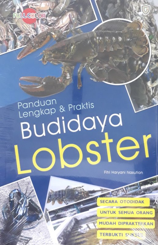 Cover Buku Panduan Lengkap & Praktis Budidaya Lobster