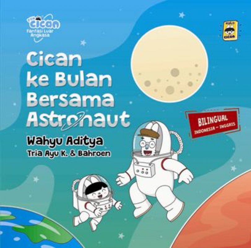 Cover Buku Cican ke Bulan Bersama Astronout