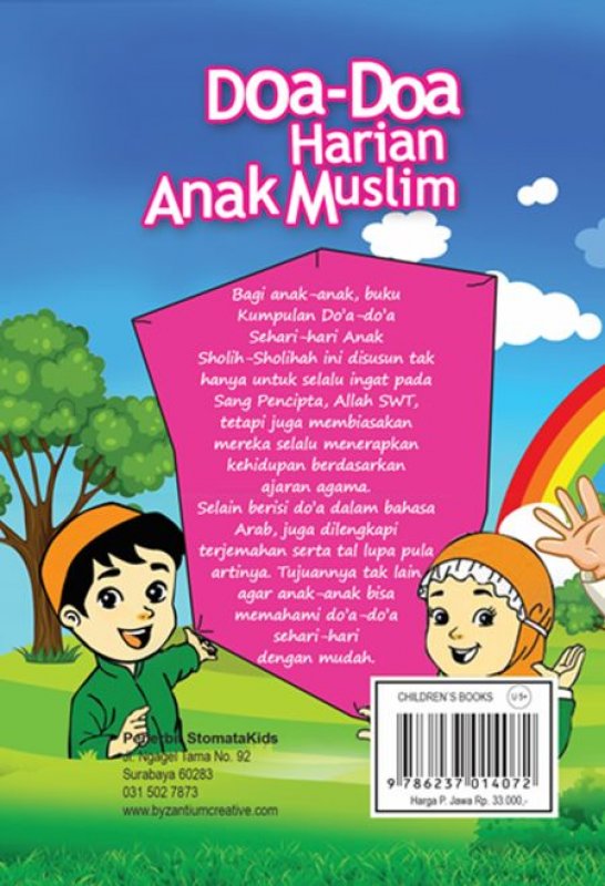 Cover Belakang Buku DOA-DOA HARIAN ANAK MUSLIM