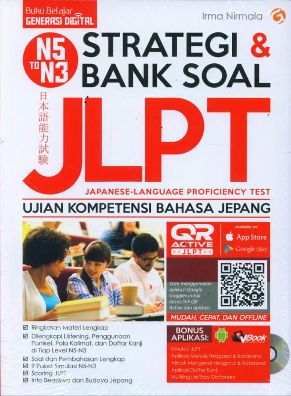 Cover Buku Strategi & BANK SOAL JLPT