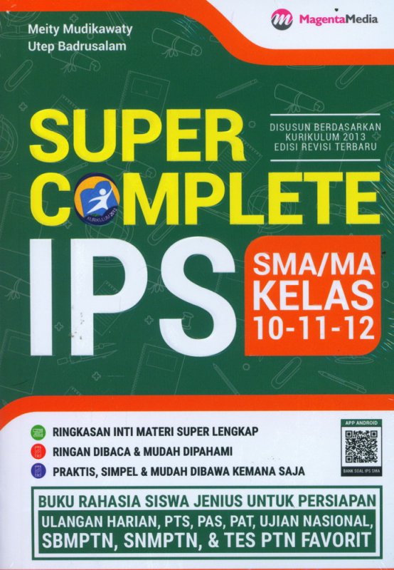 Cover Buku SUPER COMPLETE IPS SMA/MA KELAS 10-11-12