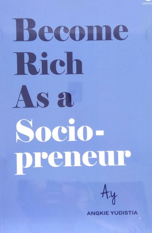 Cover Buku Become Rich As a Sociopreneur