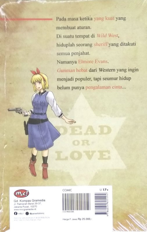 Cover Belakang Buku Lies of The Sheriff Evans - Dead Or Love - 01