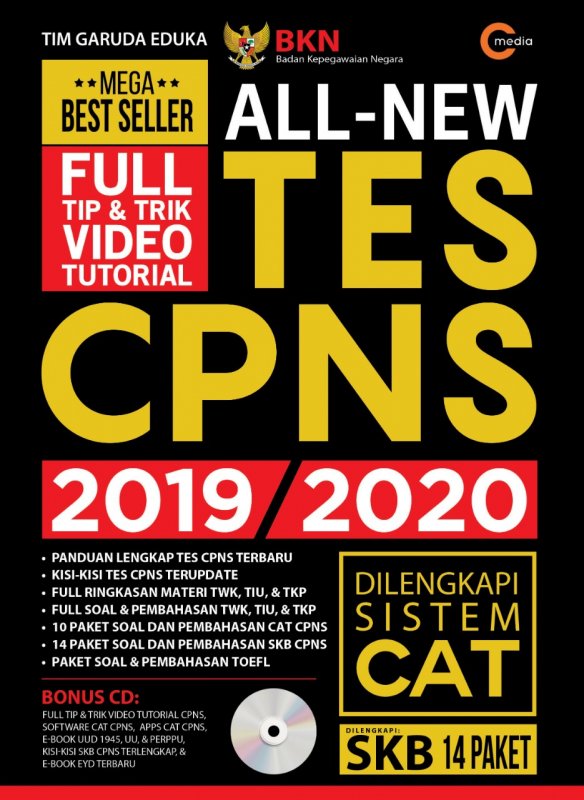 Cover Buku ALL NEW TES CPNS 2019-2020 (Promo Best Book)
