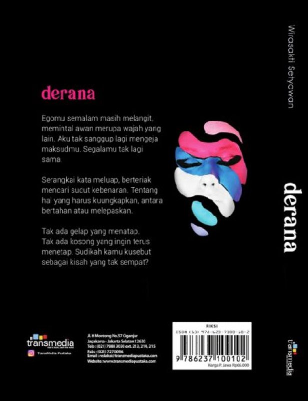 Cover Belakang Buku Derana (Promo Best Book)