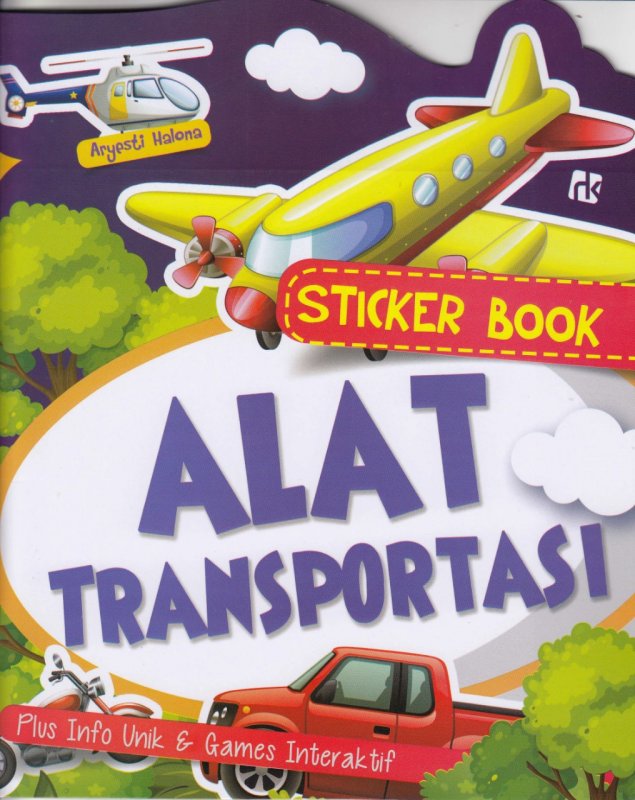 Cover Buku Sticker Book Alat Transportasi (Promo Best Book)