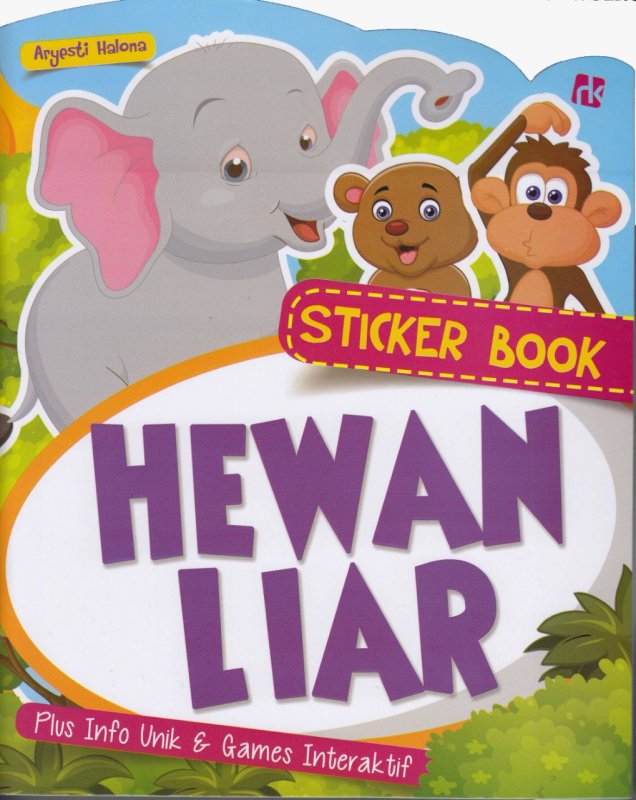 Cover Buku Sticker Book Hewan Liar (Promo Best Book)
