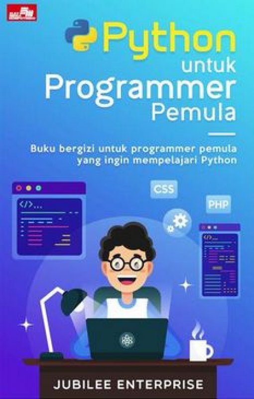 Cover Buku Python untuk Programmer Pemula