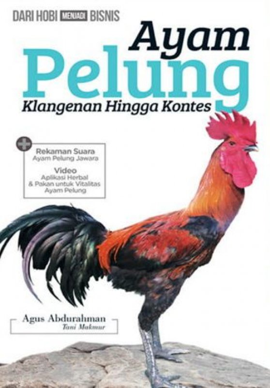 Cover Buku Ayam Pelung; dari Klangenan hingga Kontes + Bonus: Goodie Bag