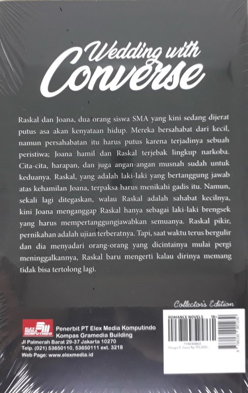 Cover Belakang Buku Le Mariage: Wedding with Converse (Cover baru 2019)