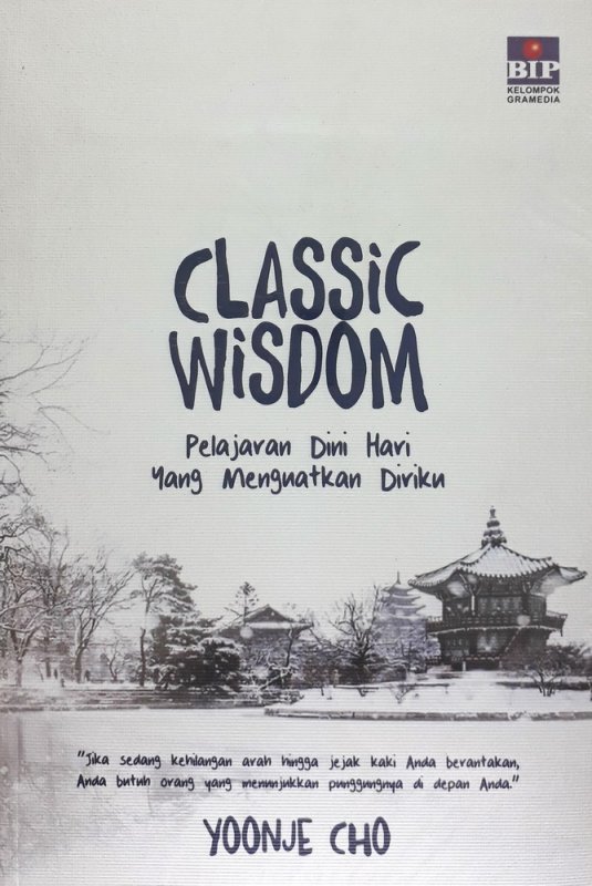 Cover Buku Classic Wisdom