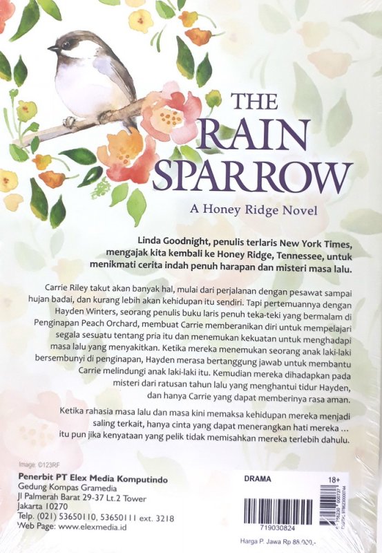 Cover Belakang Buku The Rain Sparrow