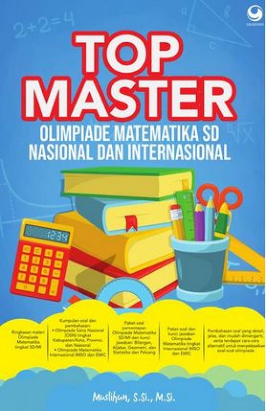 Cover Buku Top Master Olimpiade Matematika SD Nasional & Internasional