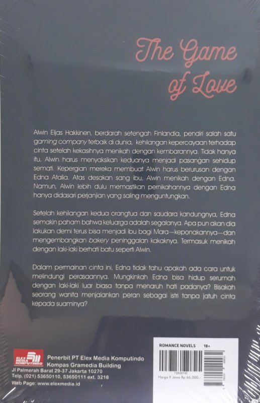 Cover Belakang Buku Le Mariage: The Game of Love