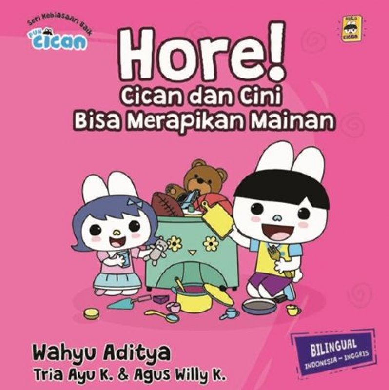 Cover Buku Hore! Cican dan Cini Bisa Merapikan Mainan