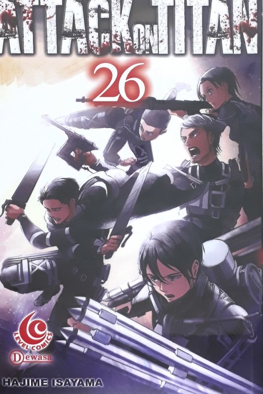 Cover Buku Lc: Attack On Titan 26
