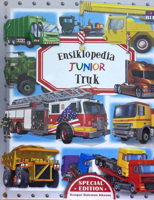Cover Buku Ensiklopedia Junior: Truk (Edisi Khusus, Hard Cover)