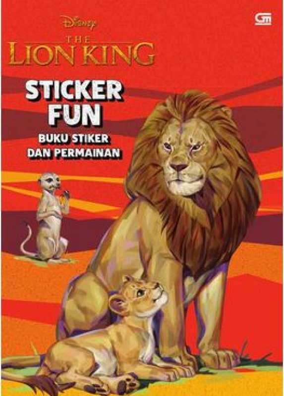 Cover Buku The Lion King: Sticker Fun: Buku Stiker dan Permainan