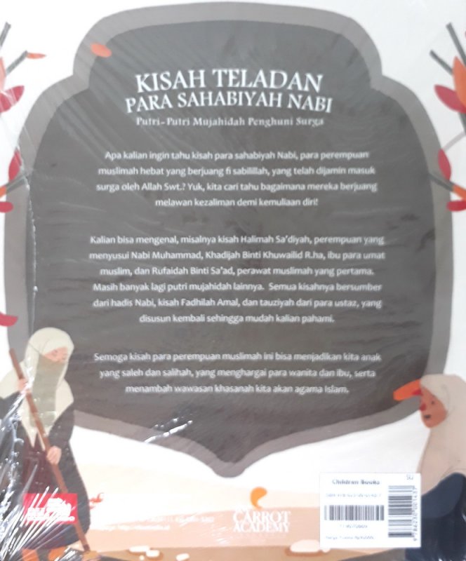 Cover Belakang Buku Kisah Teladan Para Sahabiyah Nabi