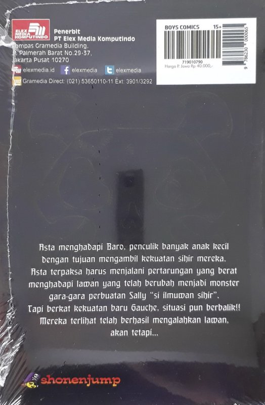 Cover Belakang Buku Black Clover 06