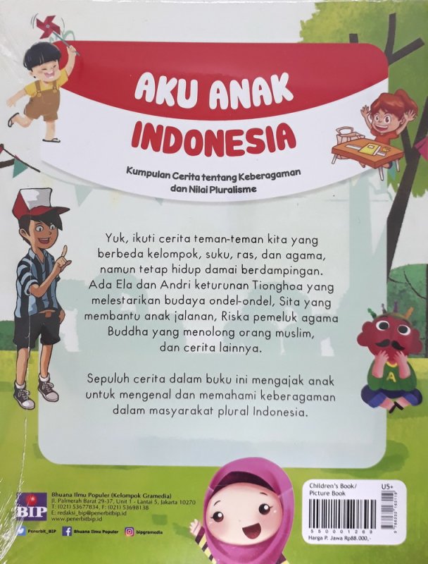 Cover Belakang Buku Aku Anak Indonesia (BIP)
