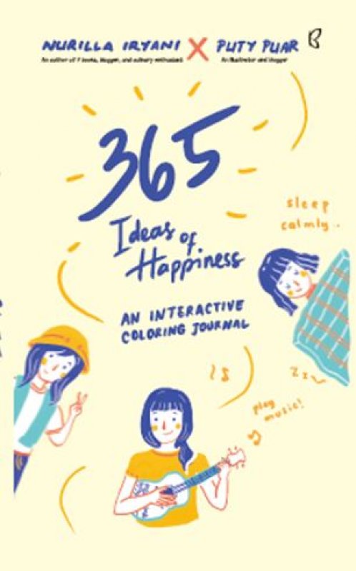Cover Buku 365 Ideas of Happiness (Republish)