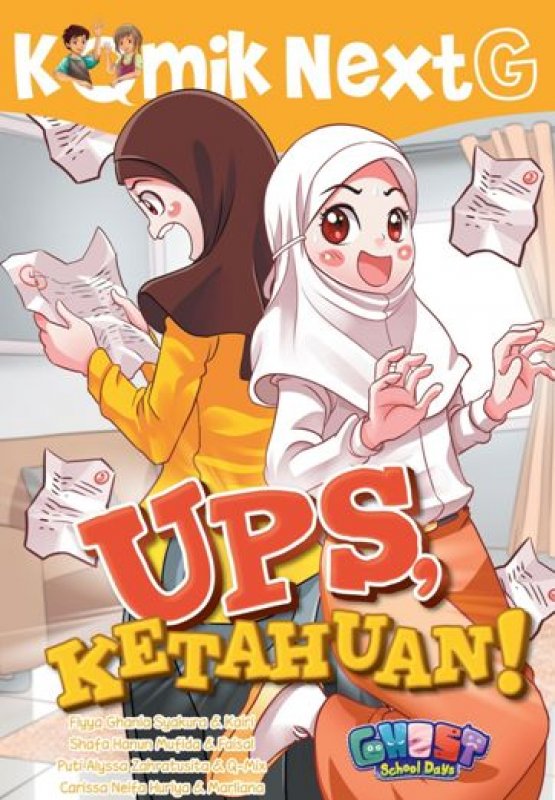 Cover Buku Komik Next G Ups, Ketahuan!