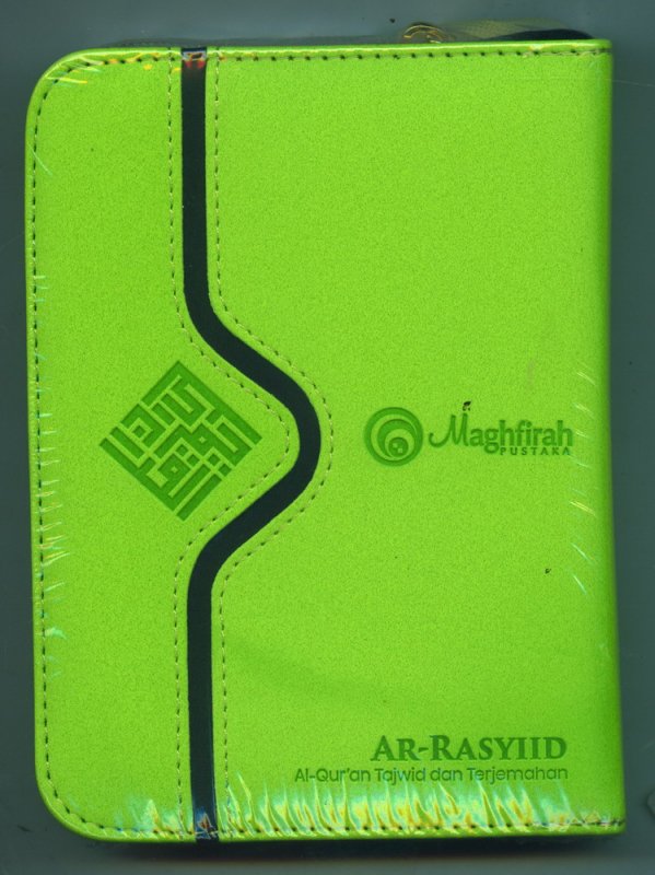 Cover Buku AR-RASYIID: Al-Quran Tajwid dan Terjemahan Pelangi Dompet Resleting 