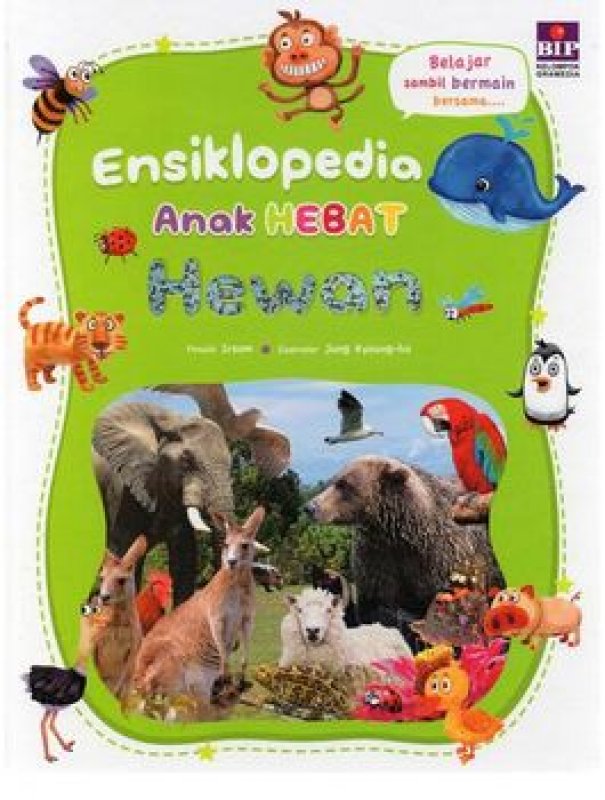 Cover Buku Ensiklopedia Anak Hebat : Hewan