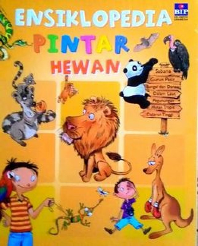 Cover Buku Ensiklopedia Pintar Hewan (cover baru)