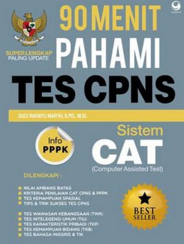 Cover Buku 90 Menit Pahami Tes Cpns Sistem Cat (New Edition)